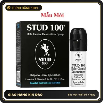 (Che Tên) Xịt Stud 100 Hỗ Trợ Kéo Thời Gian Cho Nam Giới 310707 Hộp Trắng Kín