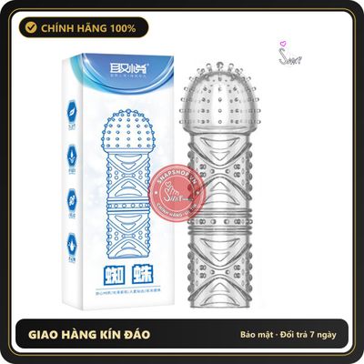 (Che Tên) () Bao cao su đôn dên Aichao Xanh Dương Vỏ nhện Chính Hãng [Mã CK-DON04] Cao Cấp Bảo Đảm