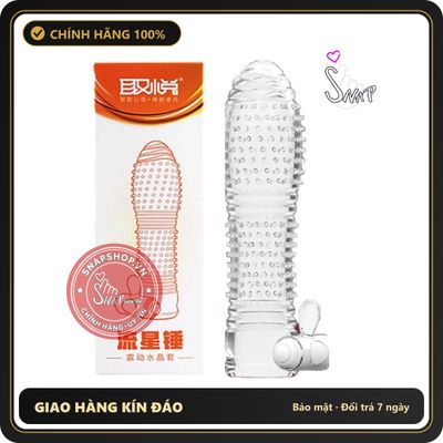 (Che Tên) () Bao cao su đôn dên rung Aichao Cam Chính Hãng [Mã CK-DON08] Hỗ Trợ 24/7