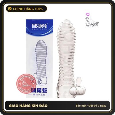 (Che Tên) () Bao cao su đôn dên rung Aichao Xanh Chính Hãng [Mã CK-SP900965-01] Cao Cấp Bảo Đảm