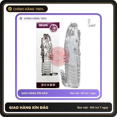 (Che Tên) Bao cao su đôn dên đầu rồng có quai đeo Aichao Cao Cấp Bảo [Mã CK-SP903081-04] Bảo Mật Tuyệt Đối