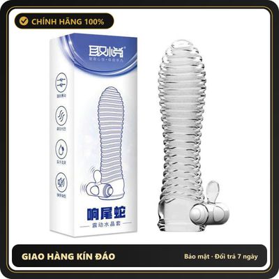 (Che Tên) Bao Cao Su Đôn Aichao Rung Rattlesnake Xanh 353347 [Mã CK-SP903508-04] Giao Nhanh Toàn Quốc