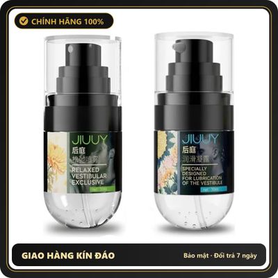 (Che Tên) Bộ Gel Bôi Trơn Và Xịt Thư Giãn Hậu Môn JIUUY: Chuẩn Bị Chậm Rãi Cho Lần Đầu Giao Nhanh Toàn Quốc
