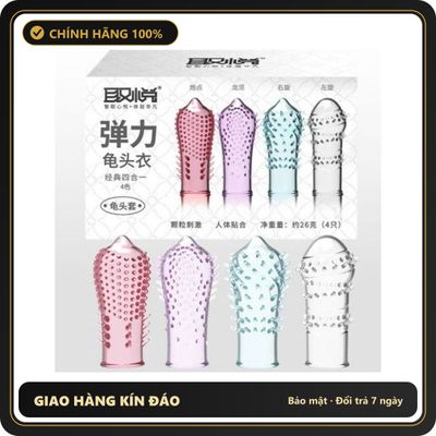 (Che Tên) Bao Cao Su Đôn Dên Ngón Tay Aichao Bộ 4 Chiếc [Mã CK-SP905778-05] Bảo Mật Tuyệt Đối