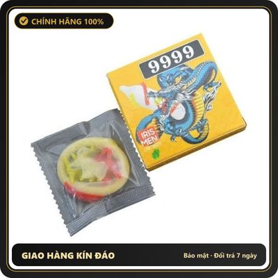 (Che Tên) Bao Cao Su Iris Men 9999 Siêu Gai Kích Thích Hộp 2 Chiếc 330323 [Mã CK-SP909749-02] - Hàng Mới Về