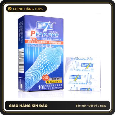 (Che Tên) Bao Cao Su Siêu Gai Thiết Kế 3D - Vừa Mỏng Lại Có Gai [Mã CK-SP911168-02] - Hàng Mới Về