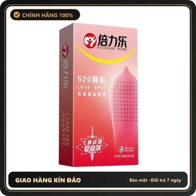 (Che Tên) Bao cao su gai Bili Le Love Spot 520 hộp 10 bcs [Mã CK-SP912053-07] Chuẩn Auth