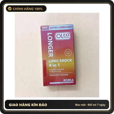 (Che Tên) Bao cao su Oleo hộp 12 cái [Mã CK-SP927956-06] Hộp Trắng Kín