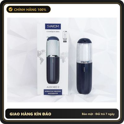 (Che Tên) Âm đạo giả Svakom Alex Neo 2 rung chuyển động đa tần điều khiển điện thoại [Mã TOY-10100] Bảo Mật Tuyệt Đối