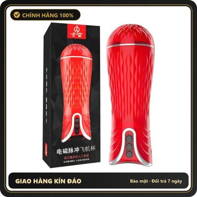 (Che Tên) Âm đạo giả đa năng Jiual 4D Red 327674 [Mã TOY-10143] Cao Cấp Bảo Đảm
