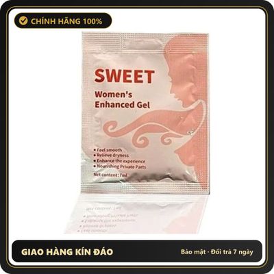 (Che Tên) Gel b.ôi tr..ơn dạng gói Juncai Sweet, gen bôi trơn gốc nước tăng khoái cảm kéo dài thời gian quan hệ Hộp Trắng Kín
