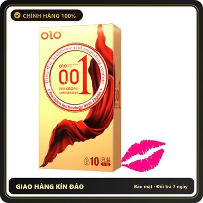 (Che Tên) Bao cao su siêu mỏng 001, gân gai, kéo dài thời gian - Hộp 10 bao Cao Cấp Bảo Đảm