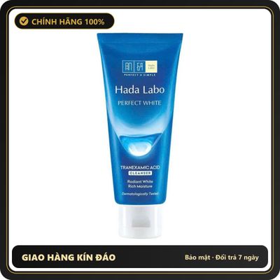 (Che Tên) Sữa Rửa Mặt Hada Labo Sạch Sâu, Dưỡng Trắng Bọt Bông Mềm Mịn 80g ( Full VAT + tem phụ ) Hỗ Trợ 24/7