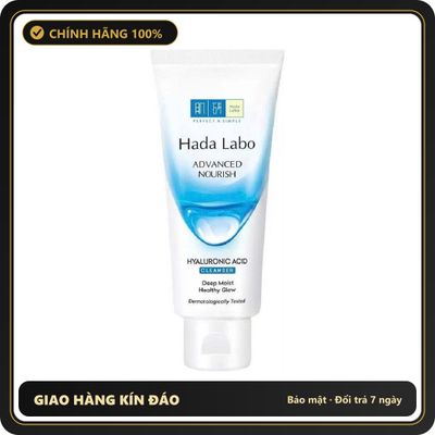 (Che Tên) Sữa Rửa Mặt Hada Labo Làm Sạch Sâu Ẩm Mịn Cho Mọi Loại Da 80g ( Full VAT + tem phụ ) Giao Nhanh Toàn Quốc