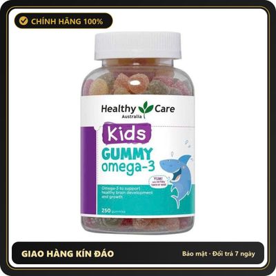 (Che Tên) Gummy Omega-3 Healthy Care 250 viên kẹo dẻo dầu cá Úc bổ sung vitamin Bảo Mật Tuyệt Đối