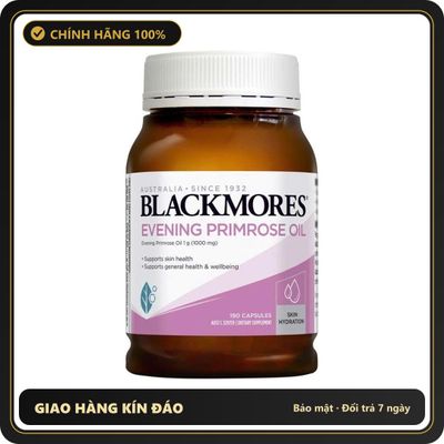 (Che Tên) Viên Uống tinh dầu hoa anh thảo Blackmores Evening Primrose Oil Úc Bảo Mật Tuyệt Đối