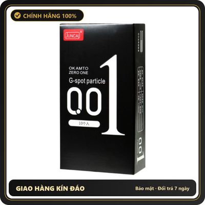 (Che Tên) Bao cao su Juncai đen dài 001, siêu mỏng, có gai, cảm giác mới lạ - Hàng Mới Về