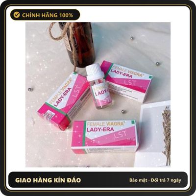 (Che Tên) Nước hỗ trợ chăm sóc nữ giới tăng hưng phấn Lady Erra 10ml Cao Cấp Bảo Đảm