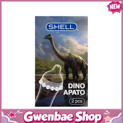 Bao cao su Shell Dino Apato - Hộp 1 vòng 12 bi lớn + 1 bao Shell Performax ( - Hộp 2 cái) - Gwen Shop Chính Hãng