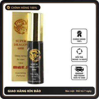 Dung dịch xịt đậm đặc Super Dagon6000 đức cao cấp cho nam Chuẩn Chính Hãng