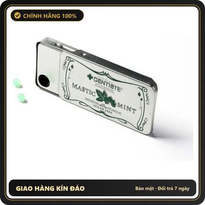 (Che Tên) Kẹo the bạc hà Thái hộp 20v hỗ trợ chăm sóc cá nhân đổi gió Hộp Trắng Kín