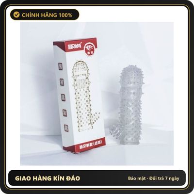 (Che Tên) Bao cao su đôn Silicon siêu gai mịn có nhánh kích thích tột đỉnh Cao Cấp Bảo Đảm