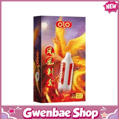 Bao cao su OLO Phượng hoàng - Gai đứng - Hộp 1 cái + 1 bi silicon - Gwen Shop Chính Hãng