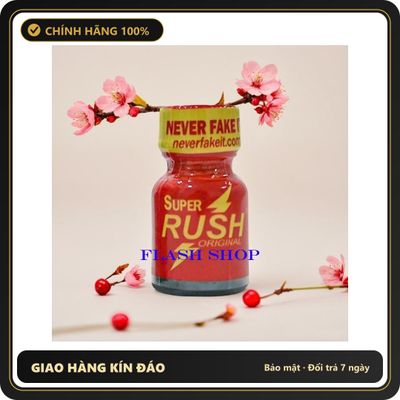 (Che Tên) Nước hoa Popper Super RED Rush LGBT 10ml Cao Cấp Bảo Đảm