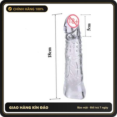 (Che Tên) Bao cao su tăng kích thước 5 phân tặng kèm bôi trơn đầu đặc Hộp Trắng Kín
