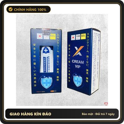(Che Tên) Kem Dưỡng Ẩm XCream Vip Nhật Bản cho Nam Giới - Không Nóng Rát, Chiết Xuất Thảo Mộc Tự Nhiên - 50-60 Lần Sử Dụng Giao Nhanh Toàn Quốc