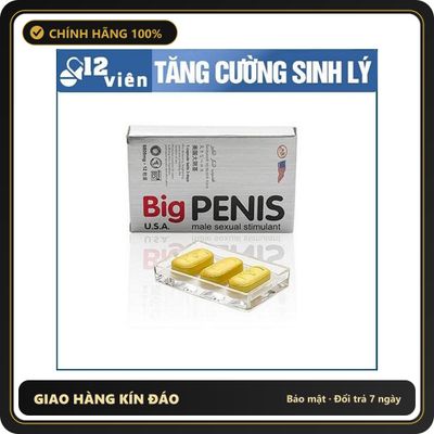 (Che Tên) Hộp 12 Viên Mỹ Vàng Chăm Sóc Nam Giới - Giúp Tăng Cường Sức Khỏe Nhanh Chóng và Hiệu Quả - Hàng Mới Về
