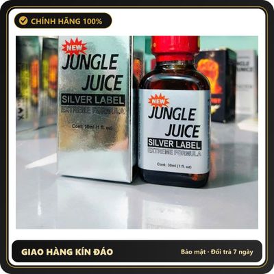 Chai hít tăng khoái cảm Popper JUNGLE JUICE 30ml Chai Hít Popper 30ml USA, Hàng Chính Hãng, Kích Thích Mạnh, Mùi Hương Dịu, Ko Nồng, Ko Nhức Đầu, Ko B