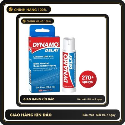 Dynamo 22.2ml - Xịt Thơm Cơ Thể USA Delay Blue Về Giao Kín Đáo