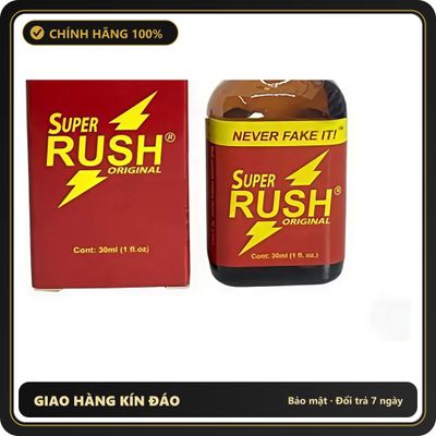 Chai hít tăng khoái cảm Popper SUPER RUSH 30ml Nhathuocsuckhoe.com Popper 30ml USA, Dòng Cao Cấp