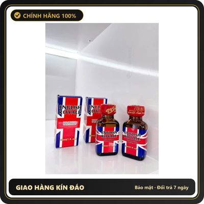 Chai hít tăng khoái cảm Popper English Royale 30ml Nhà Thuốc Sức Khoẽ.Com Chai Hít Popper Mỹ 30ml Hàng Chính Hãng Cực Mạnh, Dòng Mạnh Cho Ng Lờn Lâu N