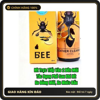 Chai hít tăng khoái cảm Popper BEE 40ml Sale 50% Popper 40ml USA, Hàng Chính Hãng, Cực Mạnh, Tác Dụng Nhanh Chóng, Hít Là Phê Ngay,Ko Chứa Tạp Chất