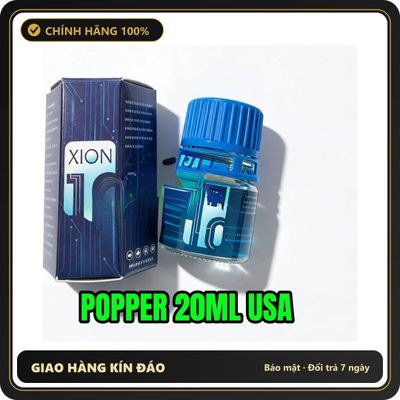 Chai hít tăng khoái cảm Popper XION 20ml Không Tác Dụng Hoàn Tiền Popper 20ml USA, Dòng Siêu Mạnh, Phê Lâu,Hít Xong Là Phê