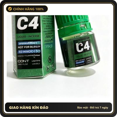Chai hít tăng khoái cảm Popper C4 20ml Cam Kết Hiệu Quả Khi Sử Dụng Dòng Popper 20ml USA, Hàng Chính Hãng, Nhập Khẩu, Cực Mạnh, Tác Dụng Nhanh, Bao Ph