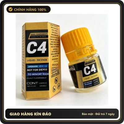 Chai hít tăng khoái cảm Popper MAN COMPONENTS 20ml Hàng Chính Hãng USA Popper Nhập Khẩu 20ml, Dòng Mạnh Không Cồn, Không Đau Đầu Khi Sử Dụng