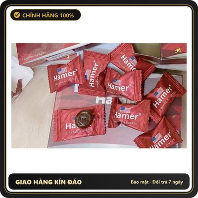 Viên uống hỗ trợ sinh lý nam Hamer Hàng Chính Hãng USA Kẹo Sâm Hamer SL 10 Viên, Cực Mạnh,Tác Dụng Nhanh,Nam Nữ Dùng Được,Ko Tác Dụng Hoàn Tiền