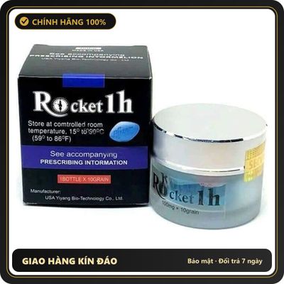 Rocket 1h Hàng Chính Hãng Việt Nam Rocket 1h Siêu Mạnh, Hỗ Trợ Tăng Cường Sinh Lý Cho Nam Giới, Ko Tác Dụng Hoàn Tiền