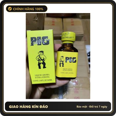 Chai hít tăng khoái cảm Popper PIG 30ml Hàng Chính Hãng Popper 30ml USA,Dòng Mạnh Phê Lâu