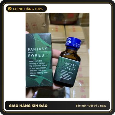 Chai hít tăng khoái cảm Popper FANTASY FOREST 30ml Popper 30ml USA, Hàng Chính hãng Cực Mạnh,Bao Phê, Sale Lớn