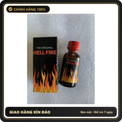 Chai hít tăng khoái cảm Popper HELL FIRE 30ml Popper 30ml USA,dòng siêu mạnh cho ng lờn, sale giá sốc, che tên sản phẩm bảo mật kín đáo