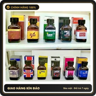 Chai hít tăng khoái cảm Popper JUNGLE JUICE 30ml Sale Popper 30ml USA, Hàng Chính hãng,Dòng Cao Cấp Cực Mạnh, Lấy Ngẫu Nhiên