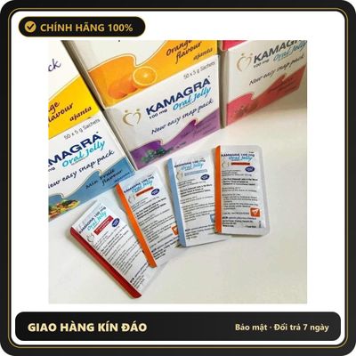 Gel uống hỗ trợ sinh lý Kamaga Sale Thạch Siro Jelly, Hỗ Trợ Tăng Cường Sinh Lý Cho Nam Nữ, Hộp Nhỏ 7 Gói,Ko tác dụng hoàn tiền 200%