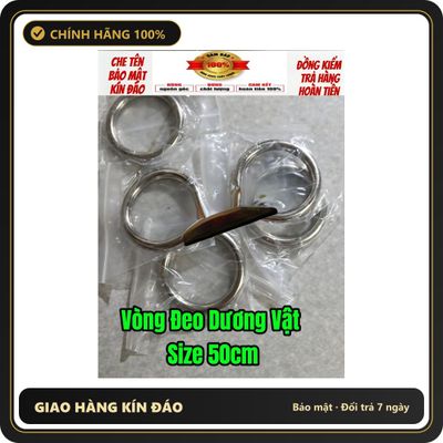 Đồ chơi người lớn Vòng đeo dương vật 50cm, chất liệu inox cao cấp, bền bỉ, sử dụng lâu dài, che tên sản phẩm bảo mật kín đáo