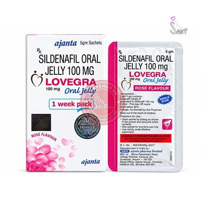 Lovegra Oral Jelly - Giải pháp tăng cường sinh chính hãng - chất liệu an toàn cho da, dễ vệ sinh, êm ái khi dùng - giao hàng che tên kín đáo