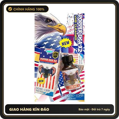 Chai hít tăng khoái cảm Popper POPPER USA 30ml nhathuocsuckhoe Popper 30ml USA Hàng Nhập Khẩu Chính Hãng,Siêu Mạnh, Tác Dụng Nhanh Chóng, Hít Là Phê N