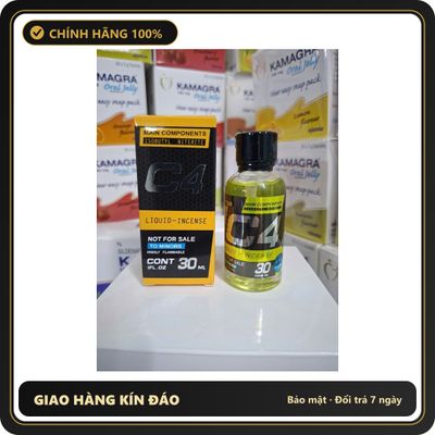 Chai hít tăng khoái cảm Popper C4 30ml Nhà Thuốc Sức Khoẽ.Com Popper C4 30ml USA, Hàng Cao Cấp, Mùi Dịu, Dễ Hít,Phê Lâu,Giá Ưu Đãi